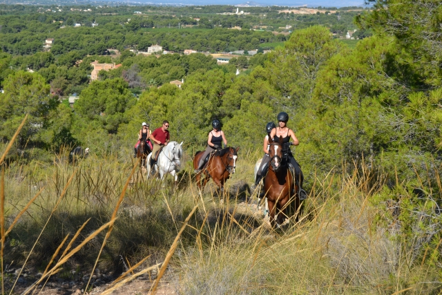 rutas a caballo en Valencia